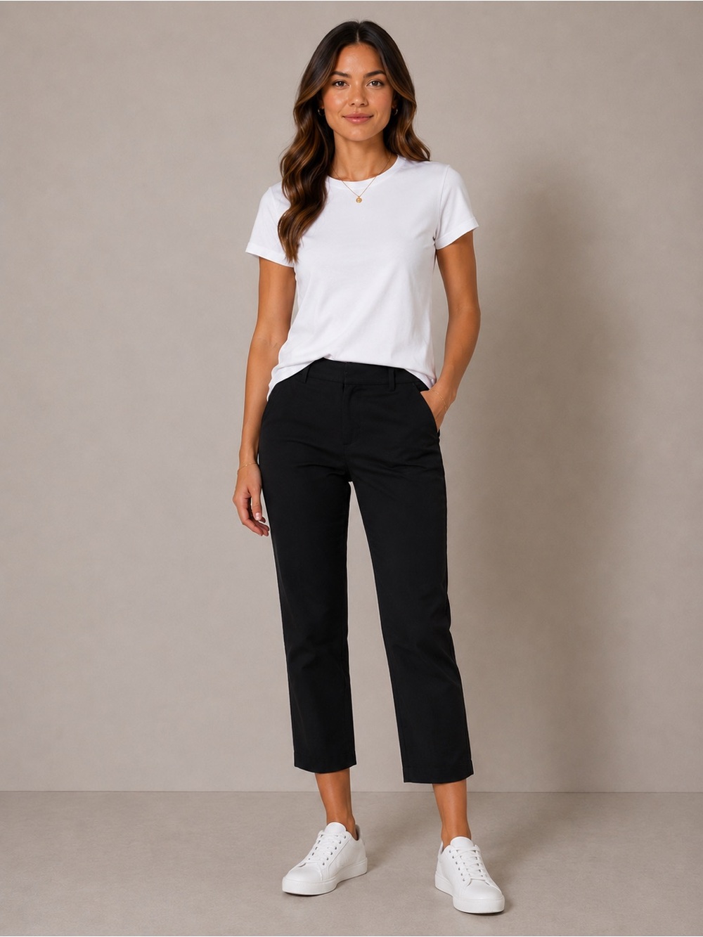 J. Crew Classic Black Capri Trousers